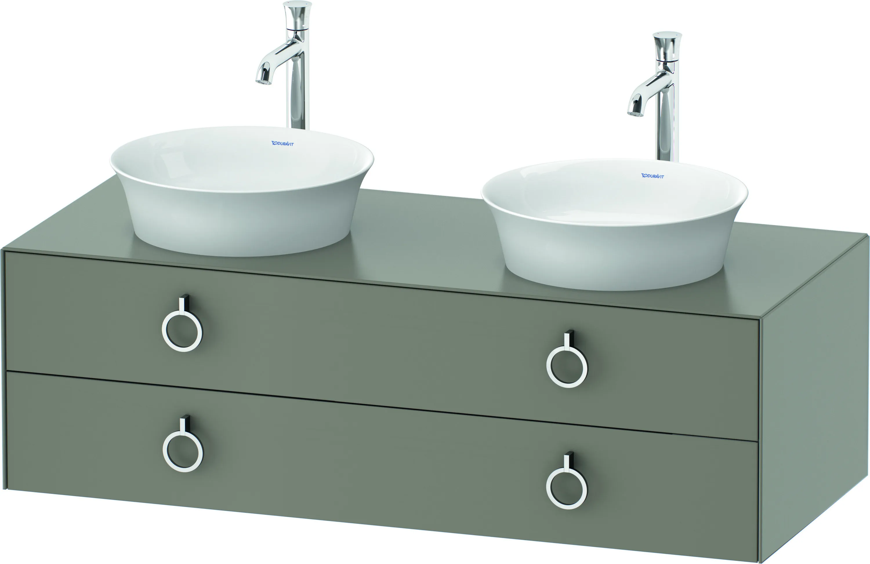 Duravit Waschtischunterschrank wandhängend „White Tulip“ 130 × 40,8 × 55 cm