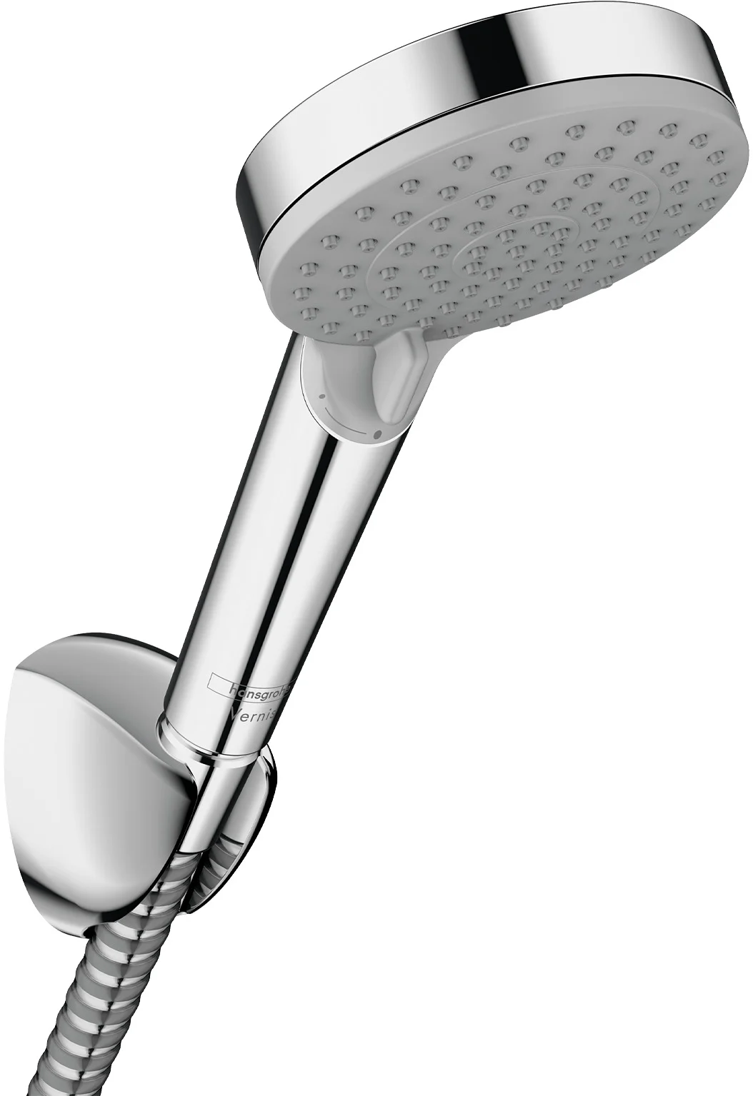 Hansgrohe Vernis Blend Brausenset Vario EcoSmart/Porter, Chrom, 100 mm Brausekopf, 160 cm Brauseschlauch Hansgrohe Vernis Blend Brausenset Vario EcoSmart/Porter, Chrom, 100 mm Brausekopf, 160 cm Brauseschlauch