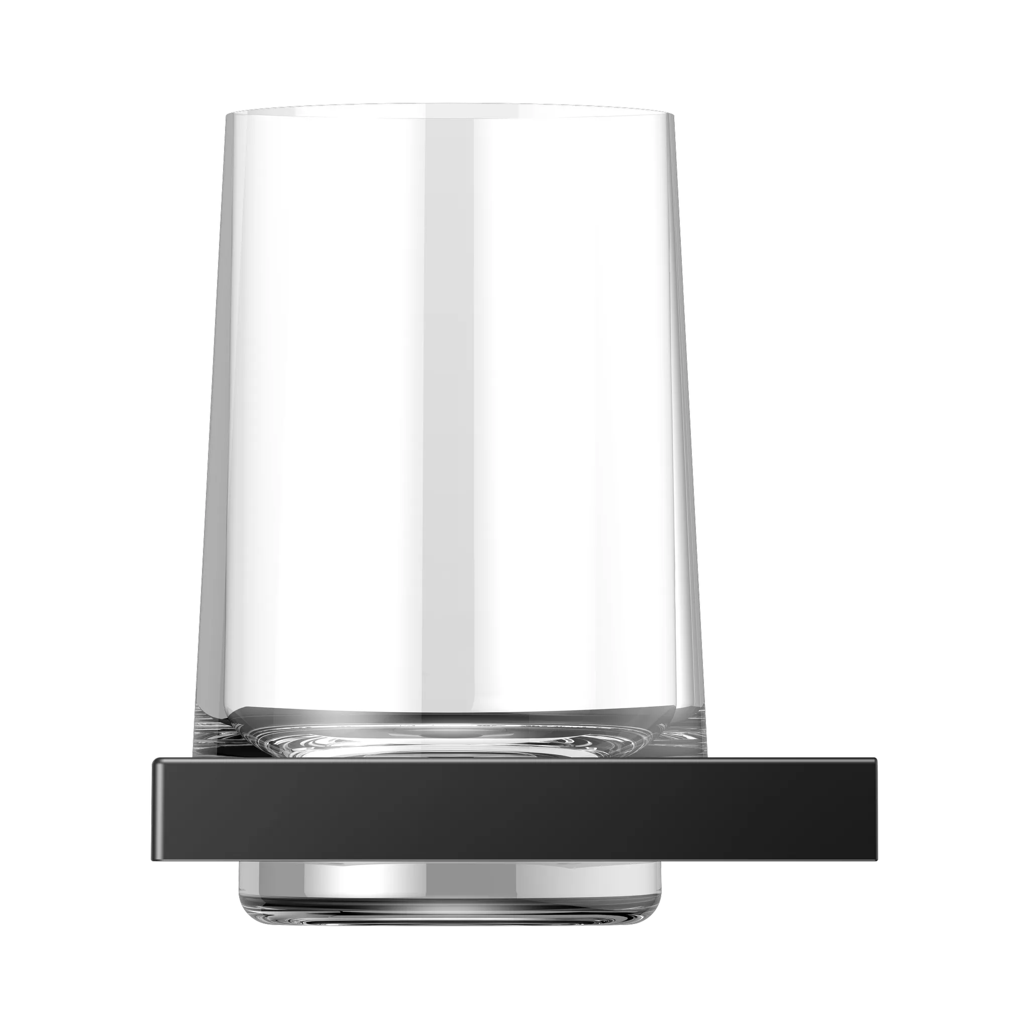 Edition 11 11150379000 Glashalter mit Echtkristall-Glas schwarz matt