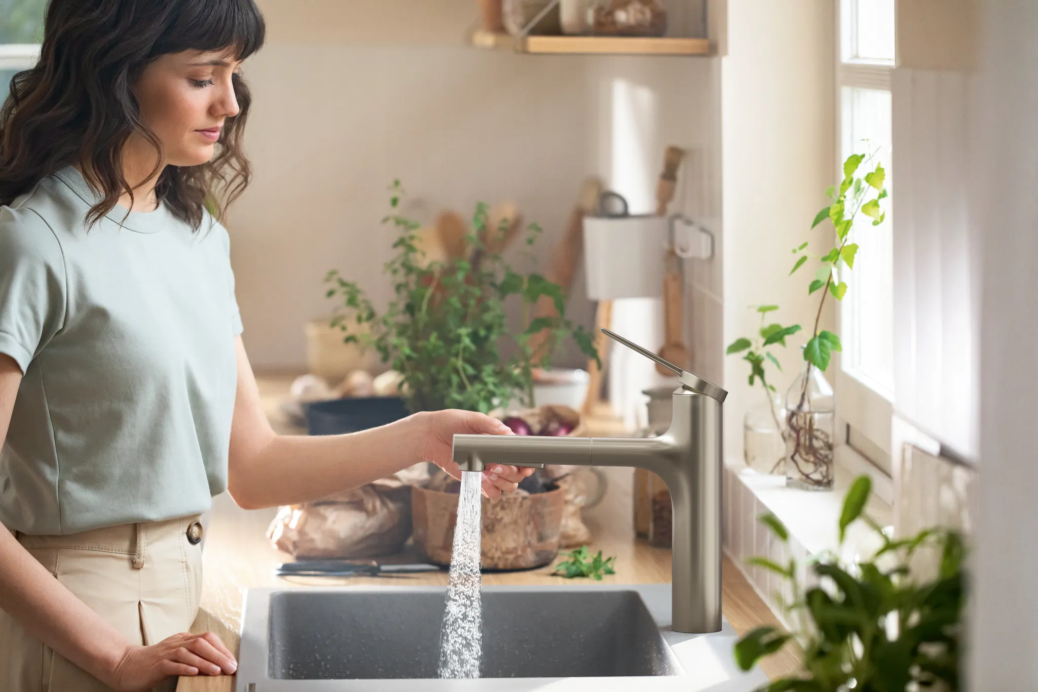 Hansgrohe S51 S510-F450 Einbauspüle 450, Betongrau Hansgrohe S51 S510-F450 Einbauspüle 450, Betongrau