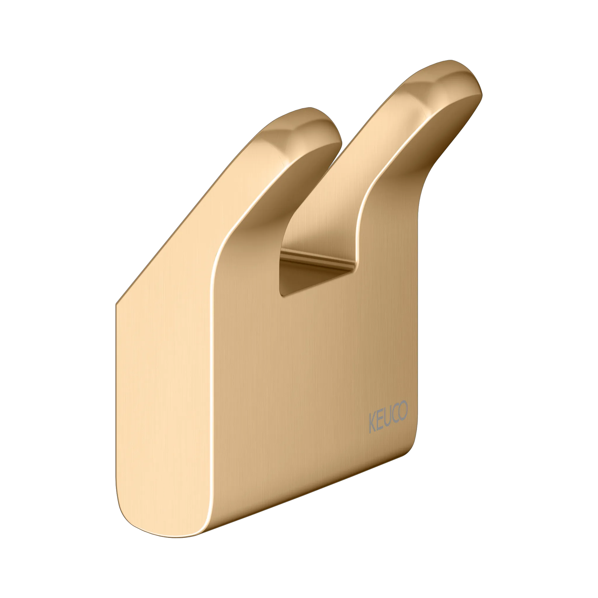 Collection Moll Handtuchhaken doppelt Messing gebürstet Collection Moll Handtuchhaken doppelt Messing gebürstet