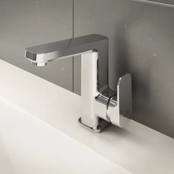 Ideal Standard Waschtischarmatur Tonic II, hoher Auslauf, 5 l/min., Ablaufgarnitur, 135mm Ausladung, Chrom Ideal Standard Waschtischarmatur Tonic II, hoher Auslauf, 5 l/min., Ablaufgarnitur, 135mm Ausladung, Chrom