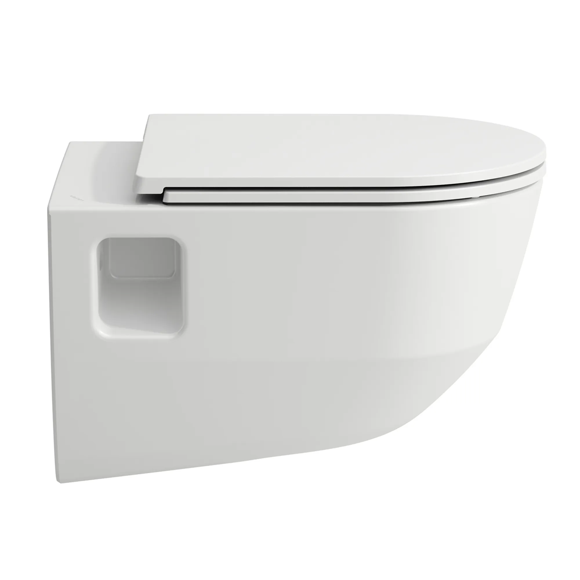 Tiefspül-WC wandhängend+Sitz PRO Pack 530x360x350 spülrandlos weiß