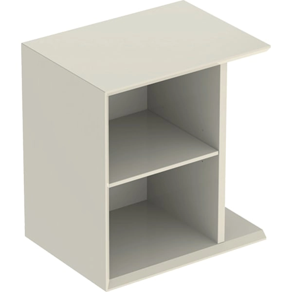 Geberit Hochschrank „iCon“ sand-grau / lackiert hochglänzend Geberit Hochschrank „iCon“ sand-grau / lackiert hochglänzend