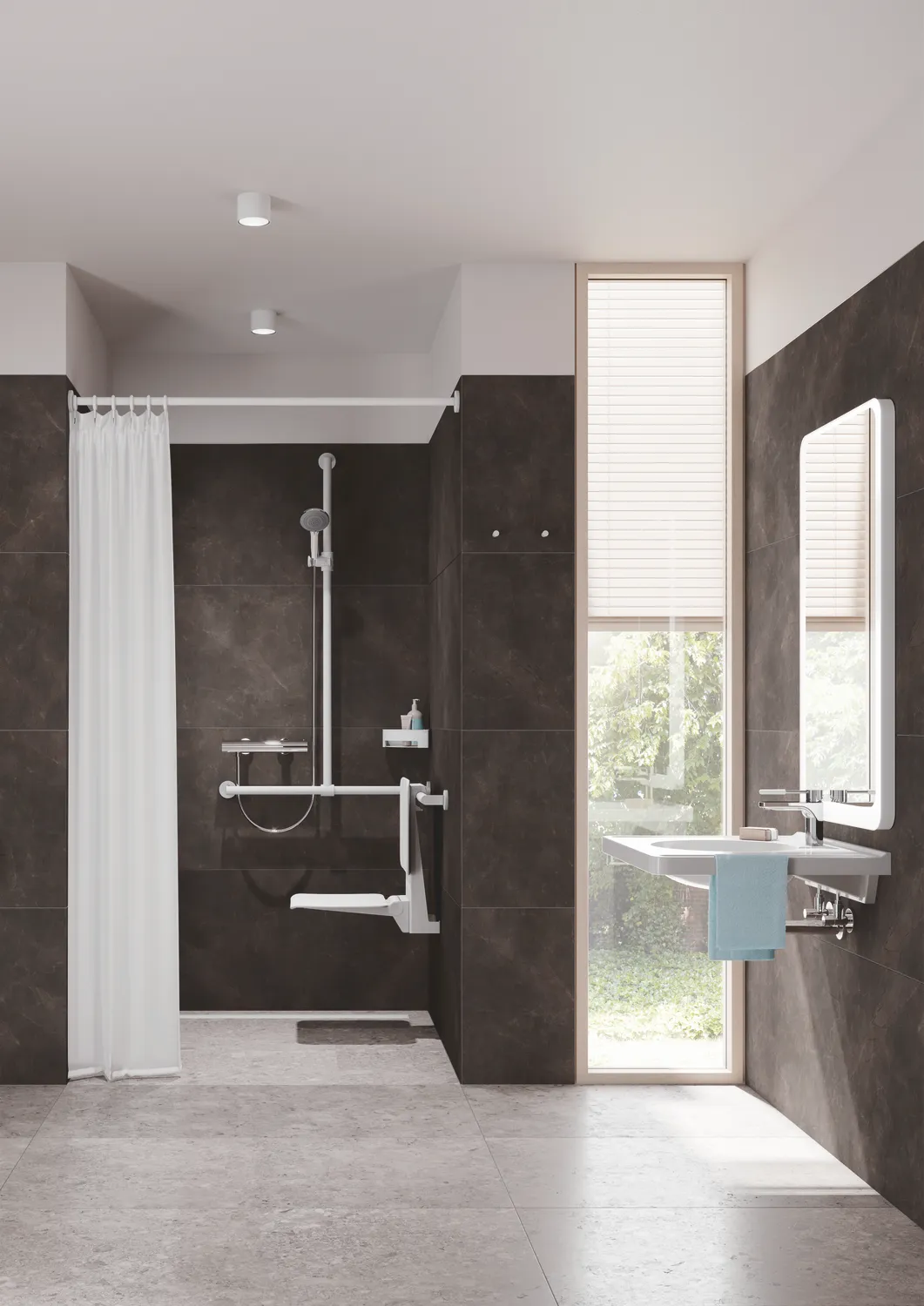 VH-Stange, d:25, L:1000, 10 Ringe, pulverbeschichtet weiß tiefmatt VH-Stange, d:25, L:1000, 10 Ringe, pulverbeschichtet weiß tiefmatt