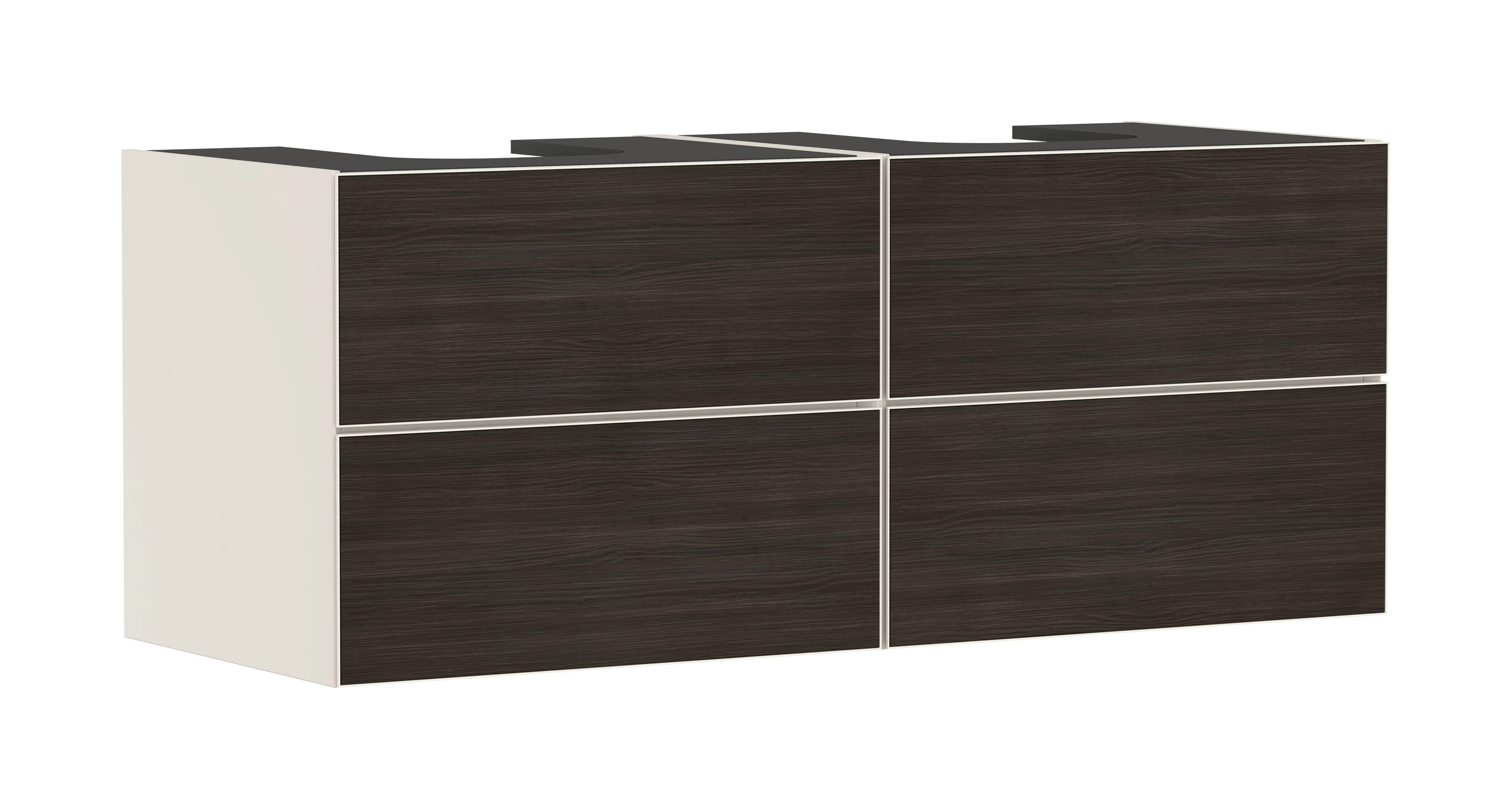 Hansgrohe Xevolos E Waschtischunterschrank Sandbeige Matt, 1370/550 mm, 4 Schubkästen, grifflos mit PushOpen und SoftClose, vormontiert Hansgrohe Xevolos E Waschtischunterschrank Sandbeige Matt, 1370/550 mm, 4 Schubkästen, grifflos mit PushOpen und SoftClose, vormontiert