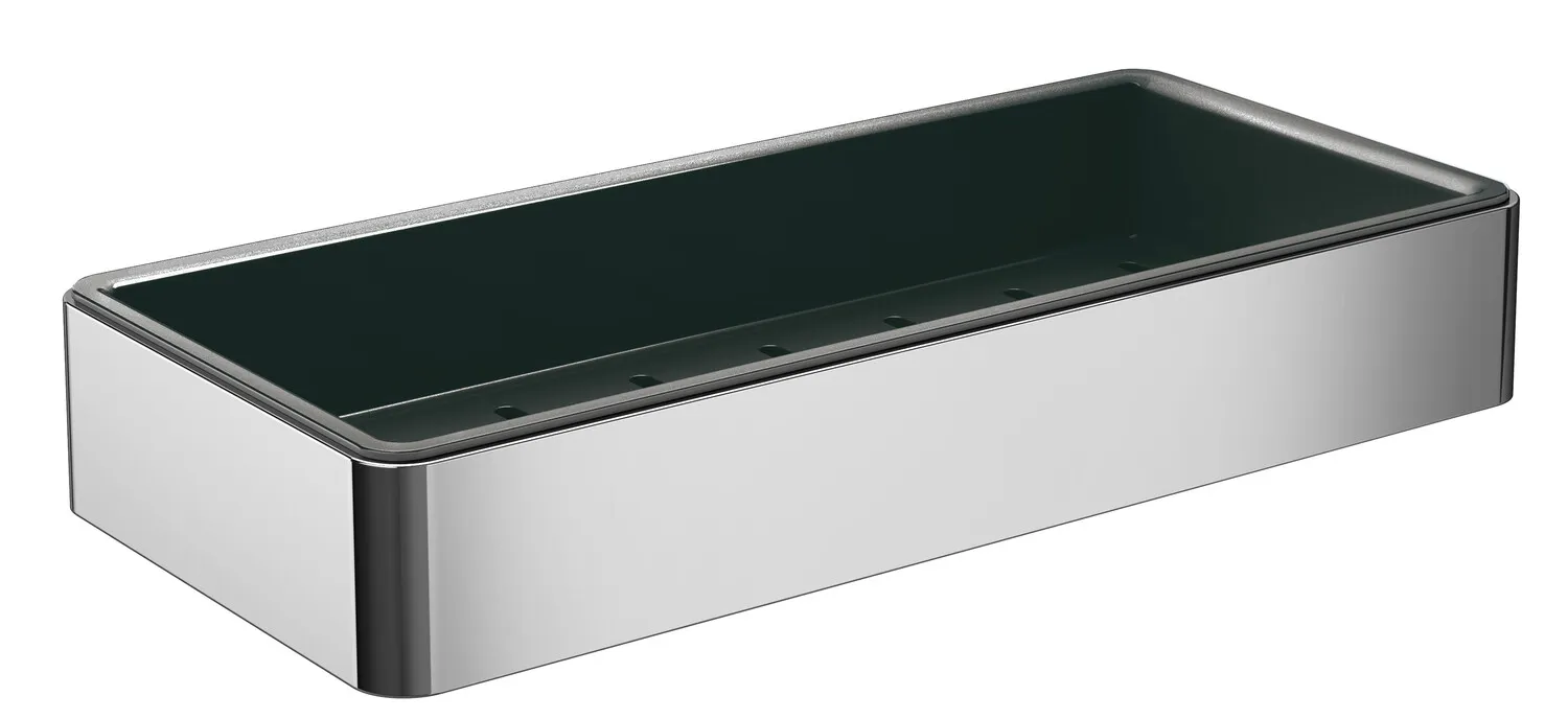 emco Seifenkorb „loft“ in chrom / schwarz emco Seifenkorb „loft“ in chrom / schwarz