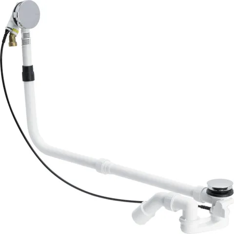 Viega Ab- und Überlaufgarnitur mit Zulauffunktion Modell 6161.70 „Multiplex Trio“ 6161.70 in 1070 mm × DN40 / 50 verchromt 11 cm Viega Ab- und Überlaufgarnitur mit Zulauffunktion Modell 6161.70 „Multiplex Trio“ 6161.70 in 1070 mm × DN40 / 50 verchromt 11 cm