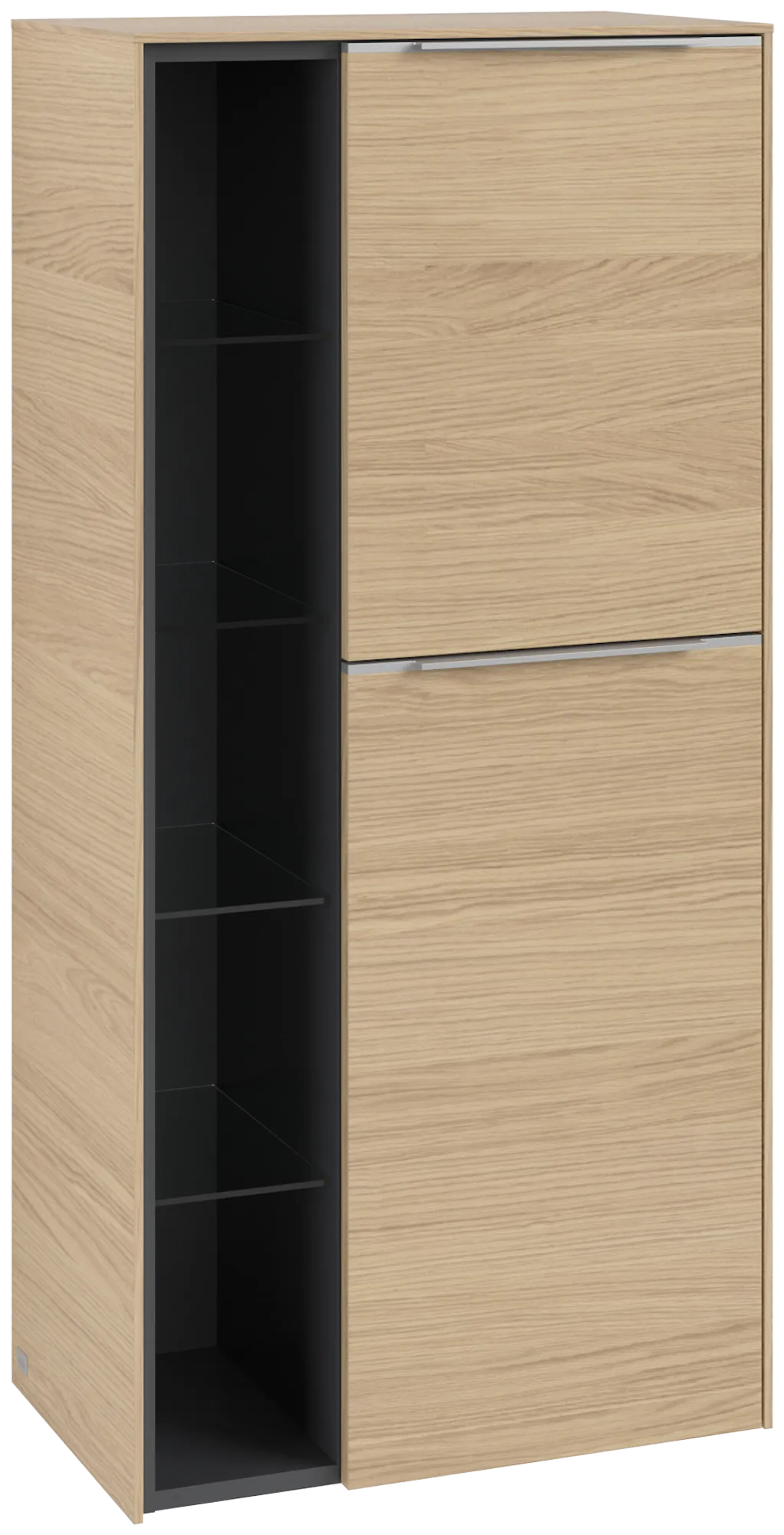 Villeroy & Boch Subway 3.0 Mittelschrank, eckig, Nordic Oak, 1200x574x346 mm, 2 Türen, SoftClosing Villeroy & Boch Subway 3.0 Mittelschrank, eckig, Nordic Oak, 1200x574x346 mm, 2 Türen, SoftClosing
