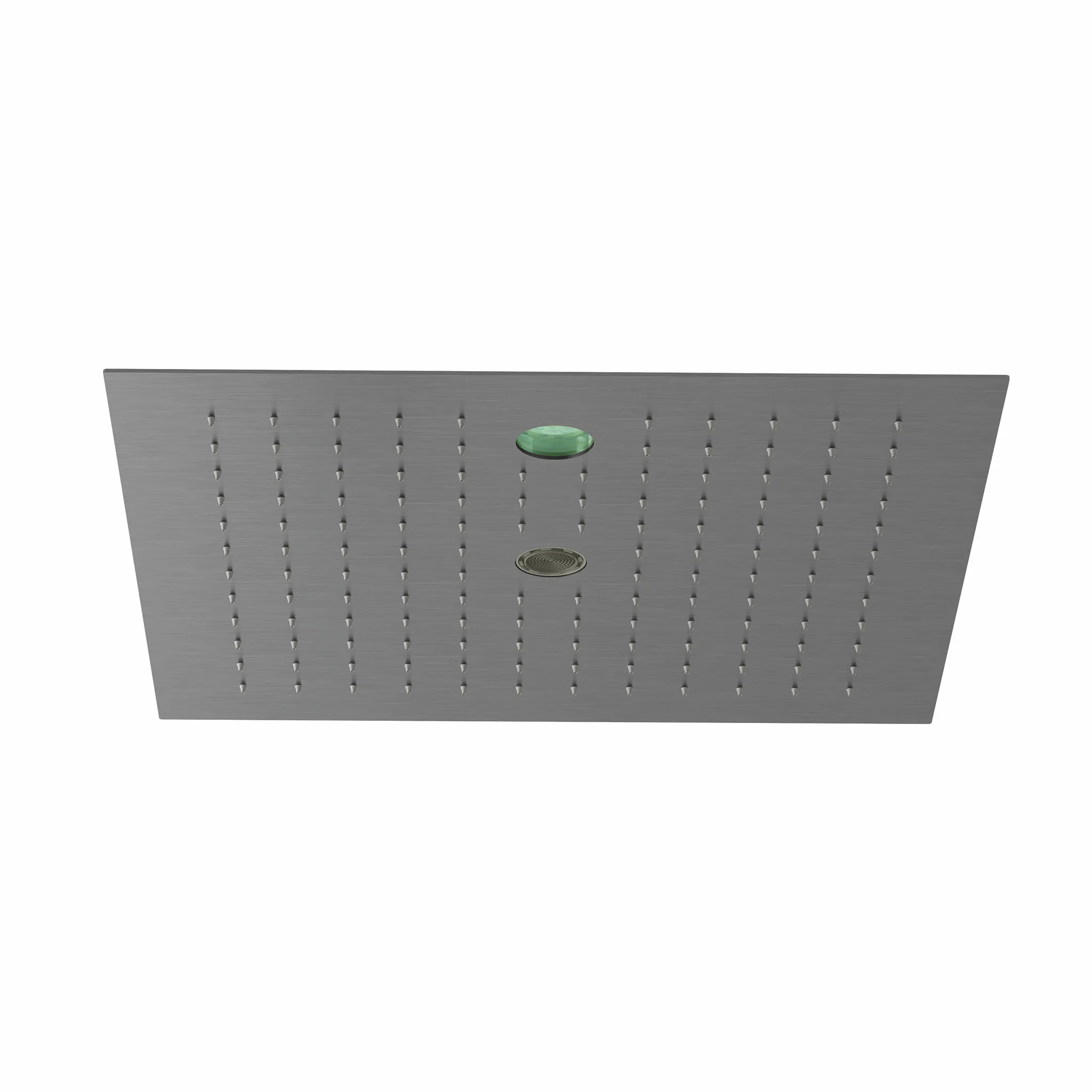 Kludi-ASANA Kopfbrause 44x44 CleanJet mit SummerRain und AmbienceLight in Gunmetal Kludi-ASANA Kopfbrause 44x44 CleanJet mit SummerRain und AmbienceLight in Gunmetal