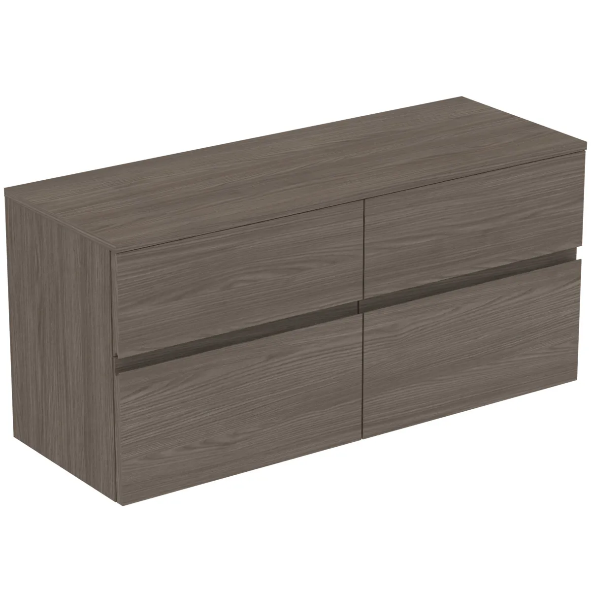 Ideal Standard Waschtischunterschrank „Finesse“ 120,2 × 55,8 × 44 cm Ulme dunkel