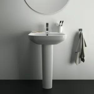 Waschbecken „i.lifeA“ 65 × 48 × 18 cm, Hahnlochposition mittig Waschbecken „i.lifeA“ 65 × 48 × 18 cm, Hahnlochposition mittig