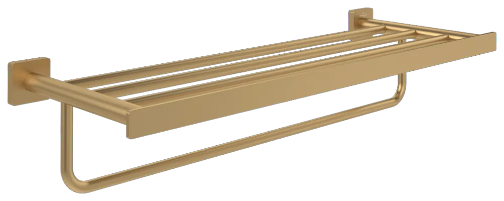 Villeroy & Boch Handtuchhalter „Elements-Striking“, Befestigung verdeckt in Brushed Gold Villeroy & Boch Handtuchhalter „Elements-Striking“, Befestigung verdeckt in Brushed Gold