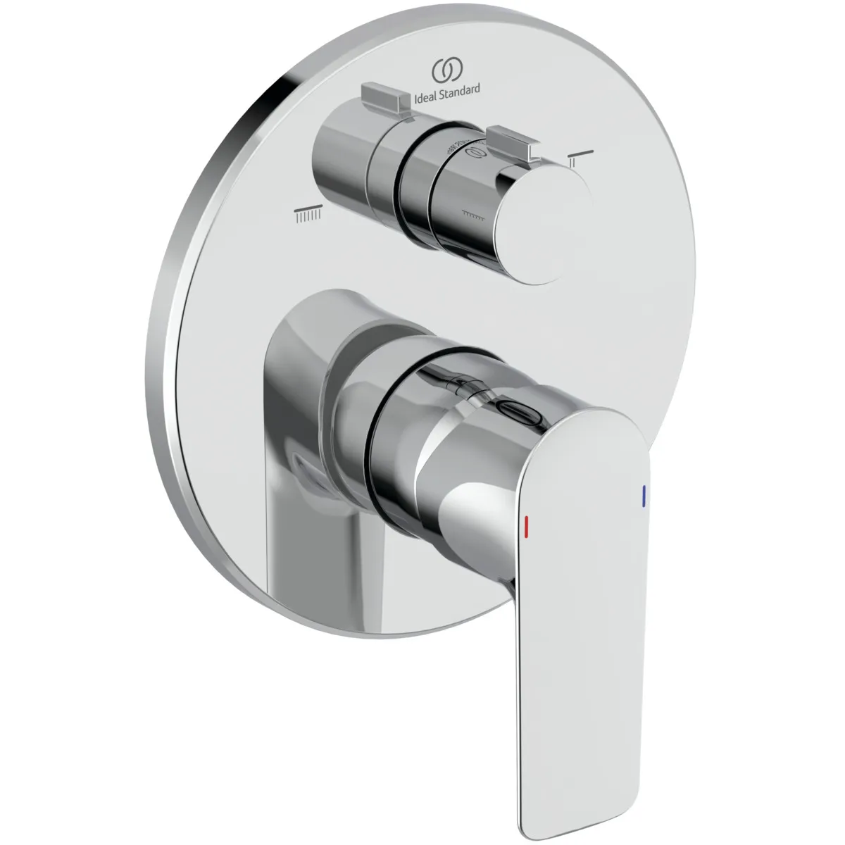 Ideal Standard Badearmatur Connect Air Rosette Chrom 163mm Unterputz