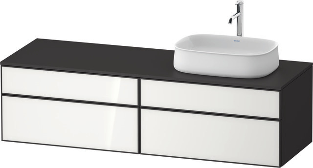 Duravit Waschtischunterschrank wandhängend „Zencha“ 160 × 44,2 × 55 cm