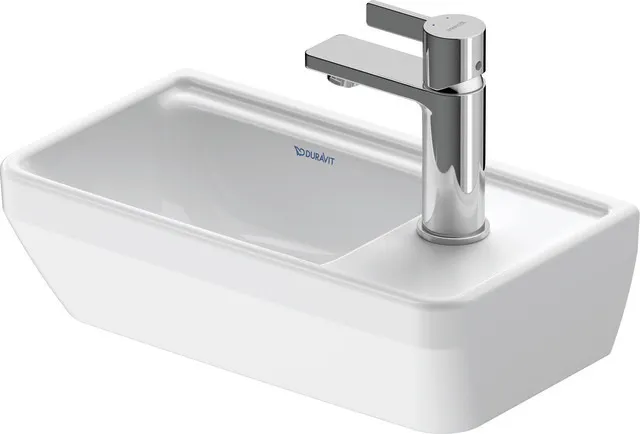 Wandwaschtisch „D-Neo“, ohne Überlauf, Hahnlochposition mittig Größe: 40 × 22 cm / Hahnlochbohrung: mit 1×1 Hahnlochbohrung / Hahnlochposition: mittig / Überlauf: ohne Überlauf Wandwaschtisch „D-Neo“, ohne Überlauf, Hahnlochposition mittig Größe: 40 × 22 cm / Hahnlochbohrung: mit 1×1 Hahnlochbohrung / Hahnlochposition: mittig / Überlauf: ohne Überlauf