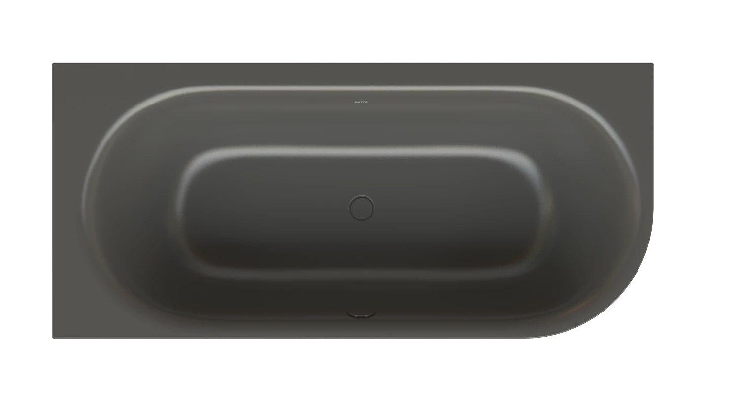 Bette oval Badewanne „BetteLux Oval IV Silhouette“ 185 × 85 cm in Anthracite Bette oval Badewanne „BetteLux Oval IV Silhouette“ 185 × 85 cm in Anthracite