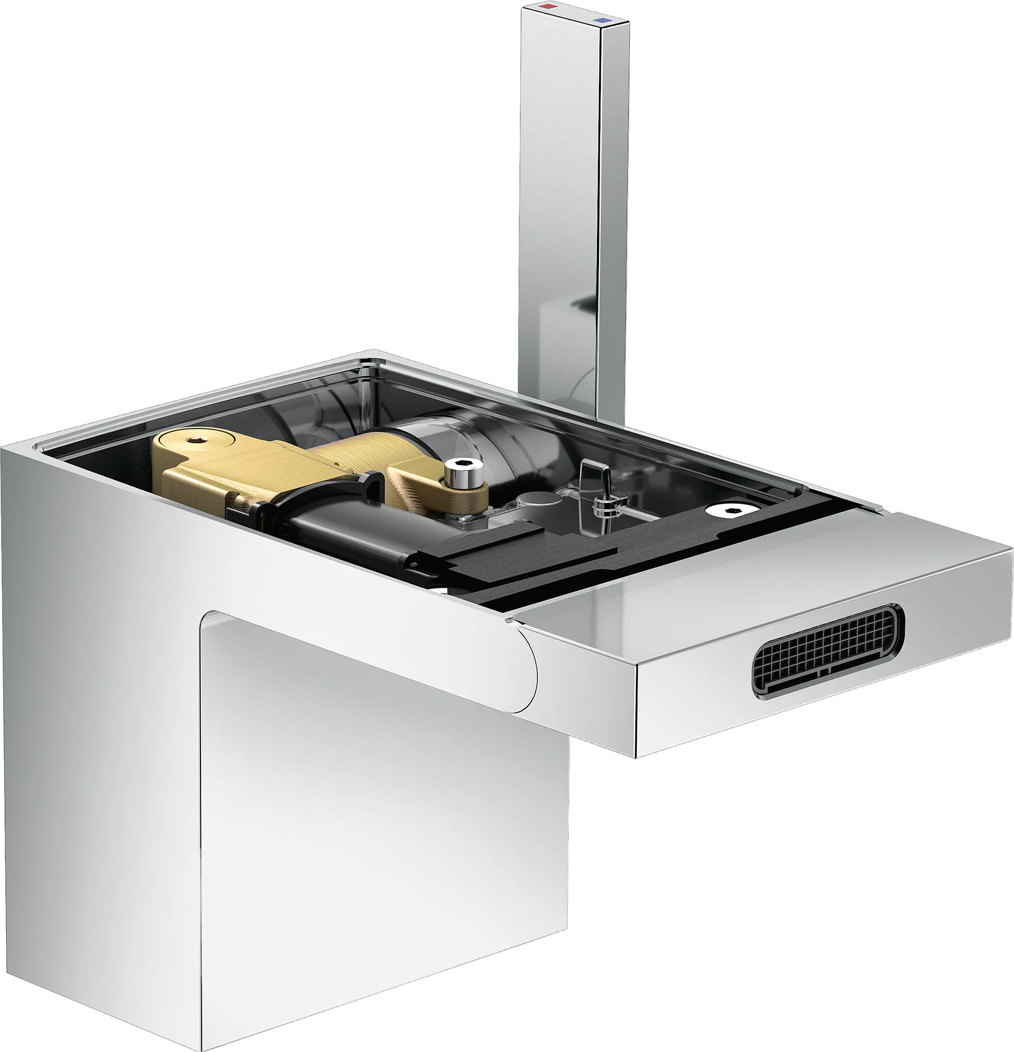 Hansgrohe AXOR MyEdition Einhebel-Bidetmischer mit Push-Open Ablaufgarnitur, Chrom Hansgrohe AXOR MyEdition Einhebel-Bidetmischer mit Push-Open Ablaufgarnitur, Chrom