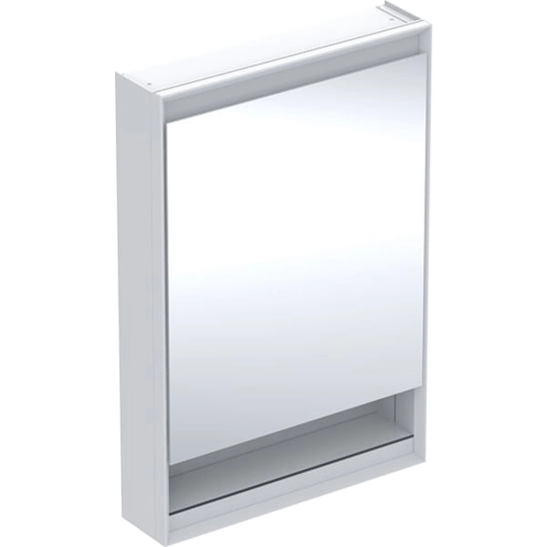 Geberit Spiegelschrank „ONE“ in weiß / Aluminium pulverbeschichtet,