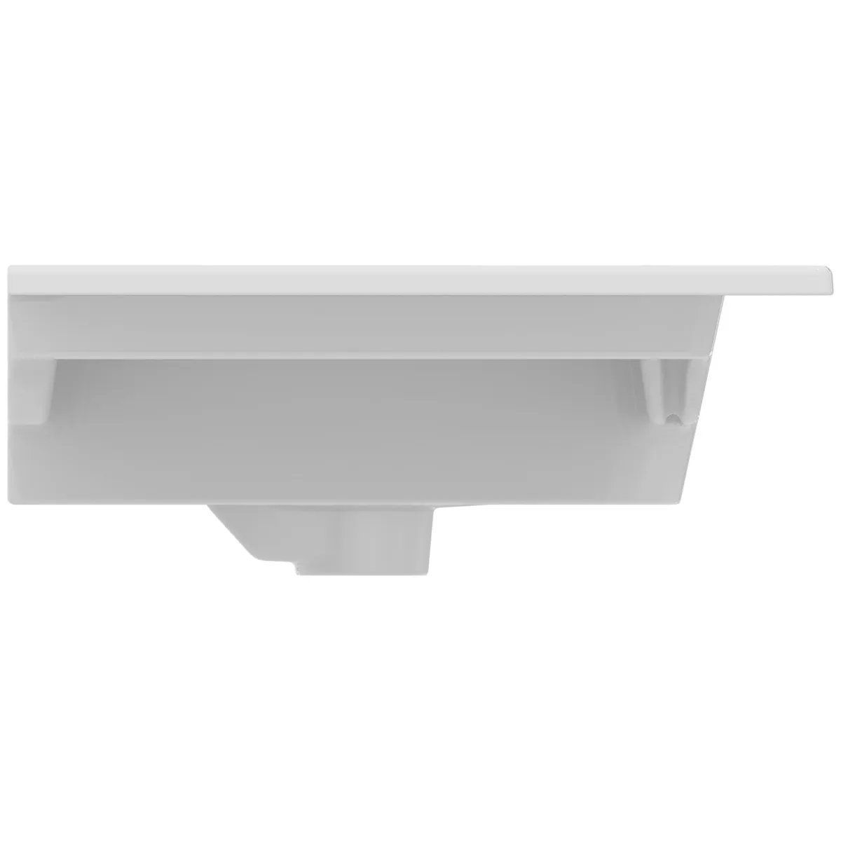 Waschbecken „Eurovit“ 101,5 × 46,5 × 17,5 cm, Hahnlochposition mittig