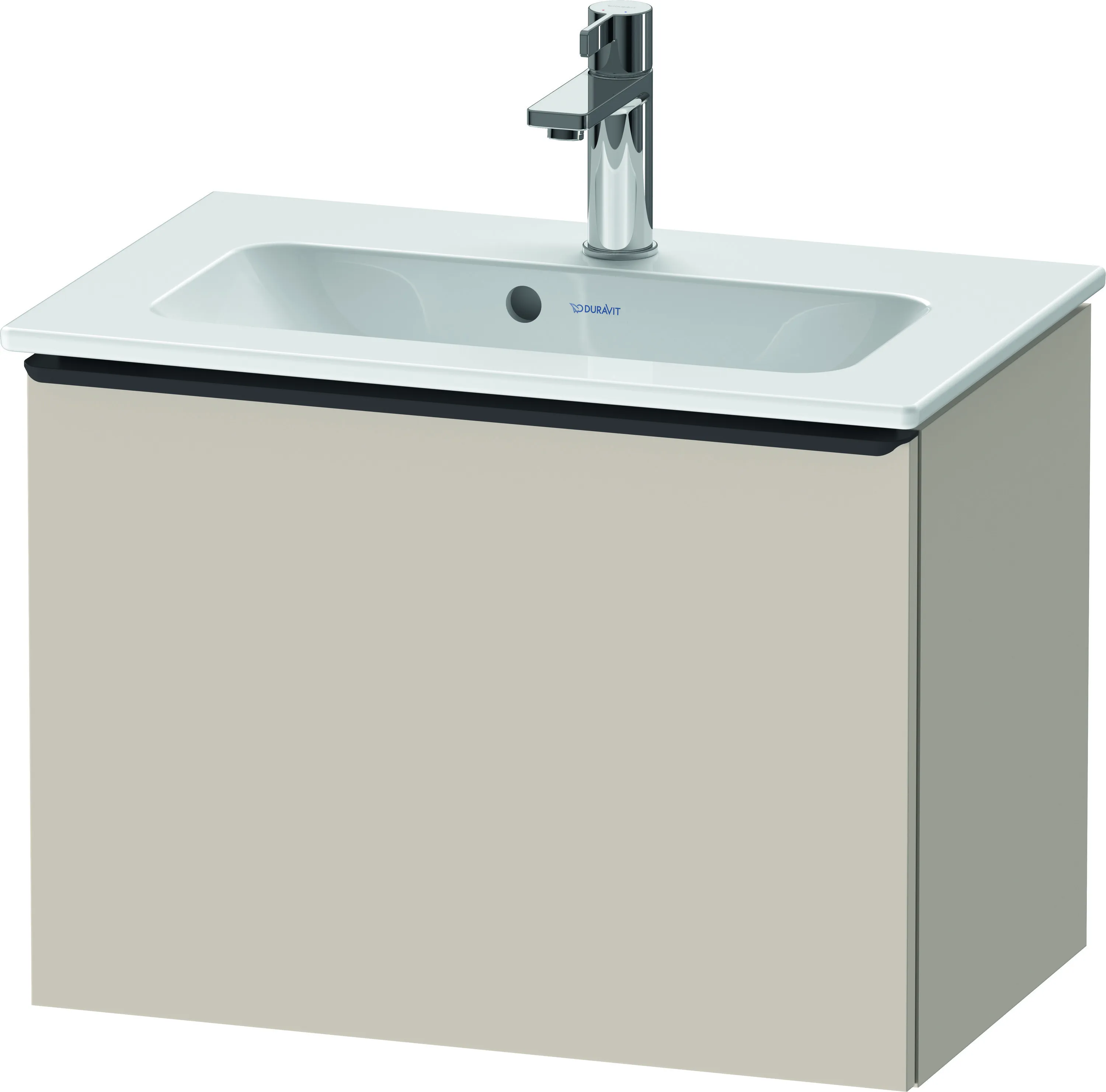 Duravit Waschtischunterschrank wandhängend „D-Neo“ 61 × 44 × 37,2 cm in Taupe Matt