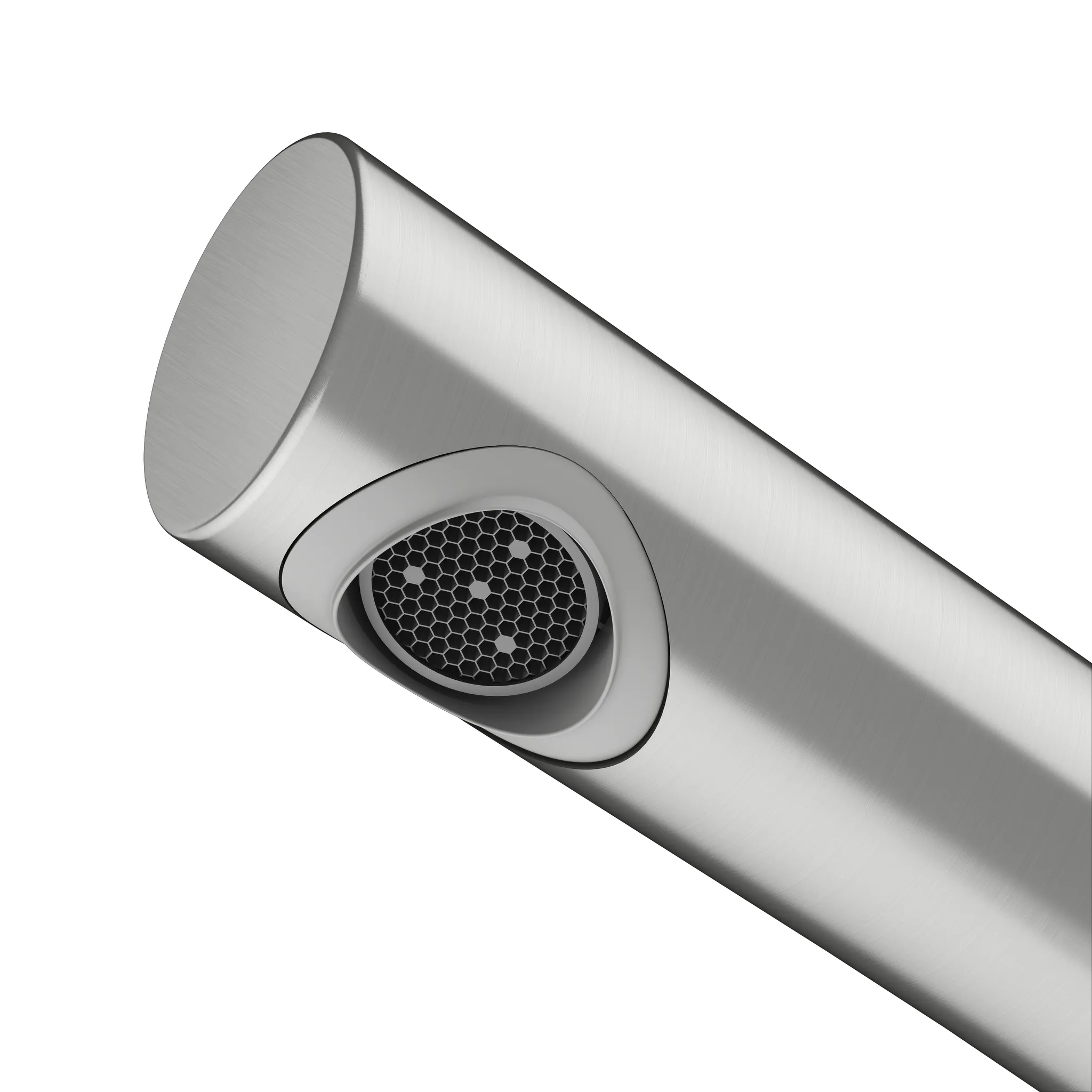 KEUCO EDITION 400 Einhebel-Waschtischmischer Unterputz 1 Loch für Wandmontage Ausladung 243 mm Edelstahl-finish