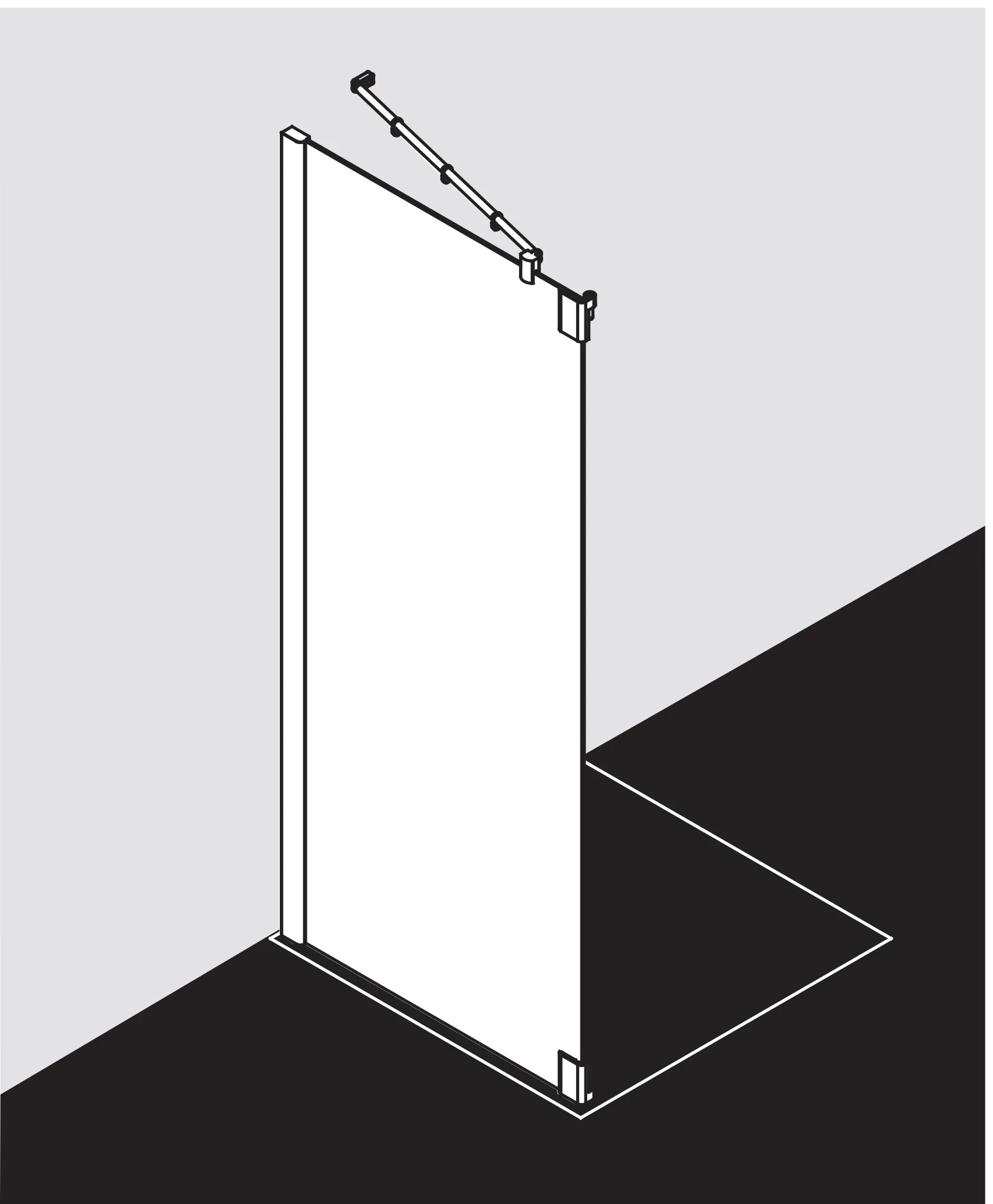 Kermi Seitenwand Seitenwand rechts für Ecke „PASA XP“ Glas Klar, Profile Silber Hochglanz, BV: 870 - 900 mm GAK: 855 - 885 mm WE: 880 - 910 mm H: 2000 mm Kermi Seitenwand Seitenwand rechts für Ecke „PASA XP“ Glas Klar, Profile Silber Hochglanz, BV: 870 - 900 mm GAK: 855 - 885 mm WE: 880 - 910 mm H: 2000 mm