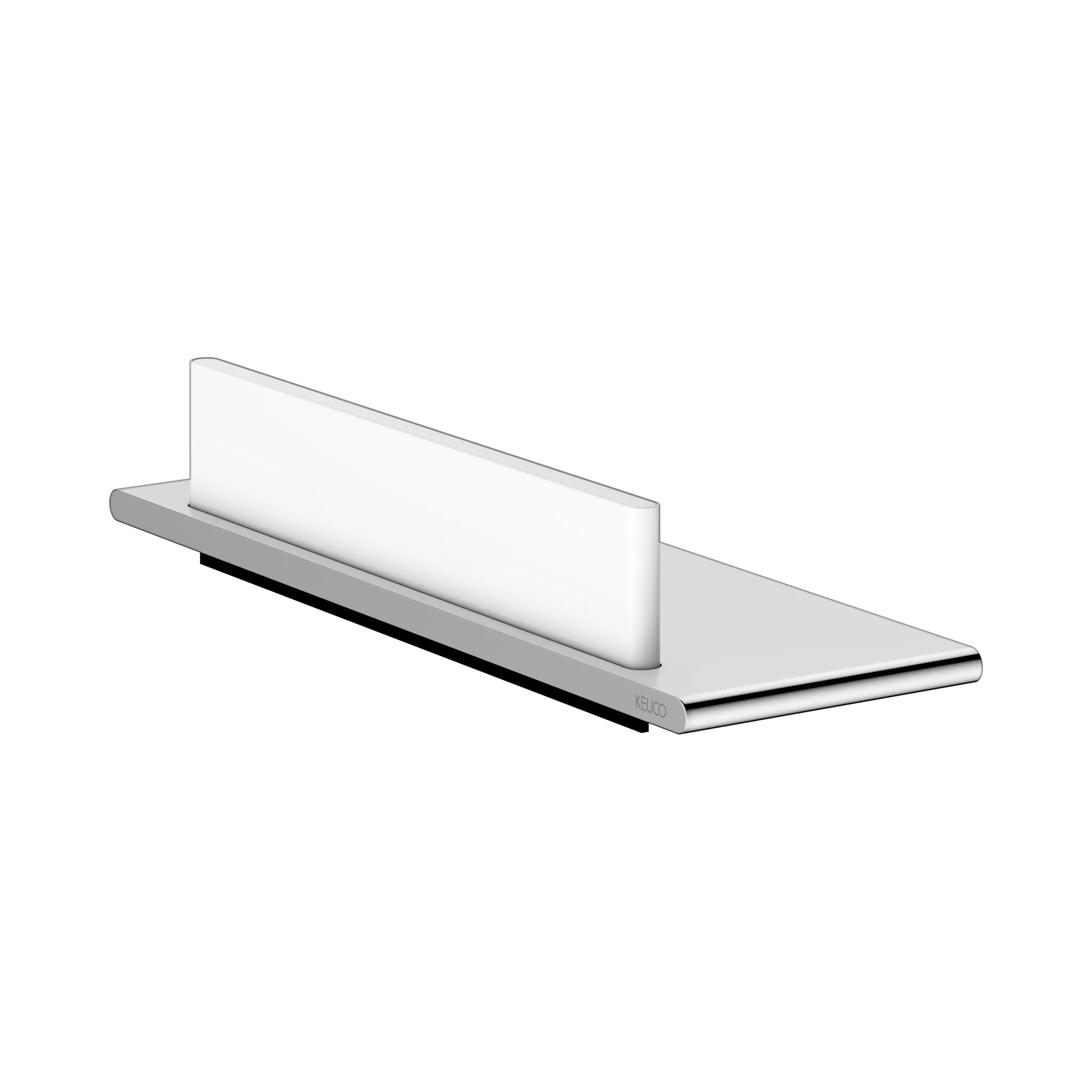 Edition 400 11559170000 Duschablage mit integriertem Glasabzieher silber-eloxiert/weiß