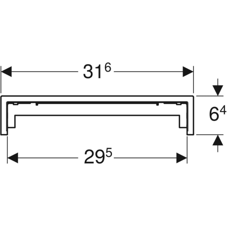 Fertigbauset für Wandablauf, befliesbar, mehrteilig Fertigbauset für Wandablauf, befliesbar, mehrteilig