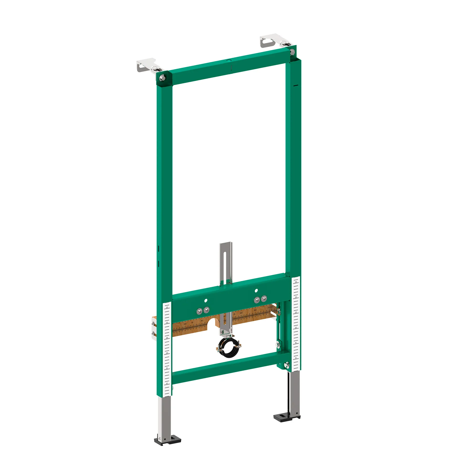 Installationselement INEOLINK für Wandbidet, selbstragender, pulverbeschichteter Stahlrahmen für Trocken- und Massivbau, für Vor- und Inwandinstallation, Füße selbsthemmend, höhenverstellbar und drehbar Installationselement INEOLINK für Wandbidet, selbstragender, pulverbeschichteter Stahlrahmen für Trocken- und Massivbau, für Vor- und Inwandinstallation, Füße selbsthemmend, höhenverstellbar und drehbar