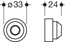 HEWI Installationsmaterial in Senfgelb HEWI Installationsmaterial in Senfgelb