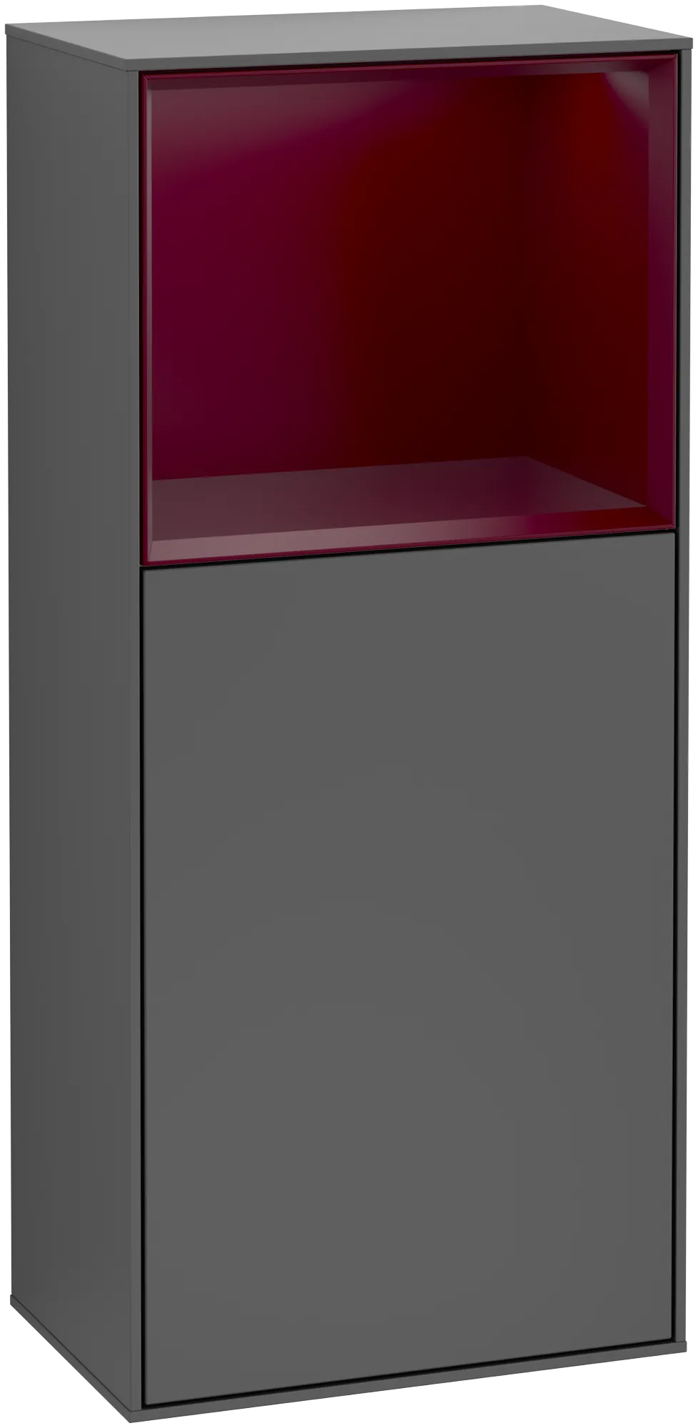 Villeroy & Boch Finion Seitenschrank G51, anthrazit/Peony