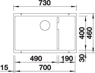 BLANCO SUBLINE 700-U Level BLANCO SUBLINE 700-U Level
