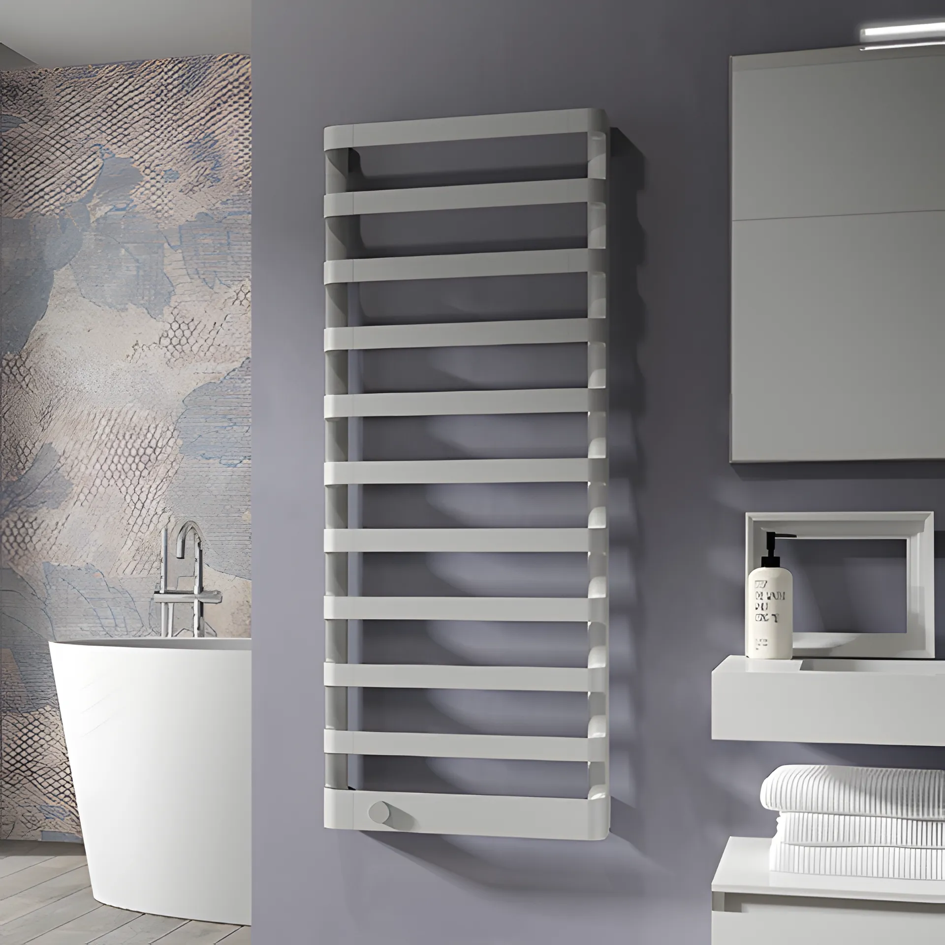 BEMM Designheizkörper STEP E H0775x107x0500, elektrisch, Weiss BEMM Designheizkörper STEP E H0775x107x0500, elektrisch, Weiss