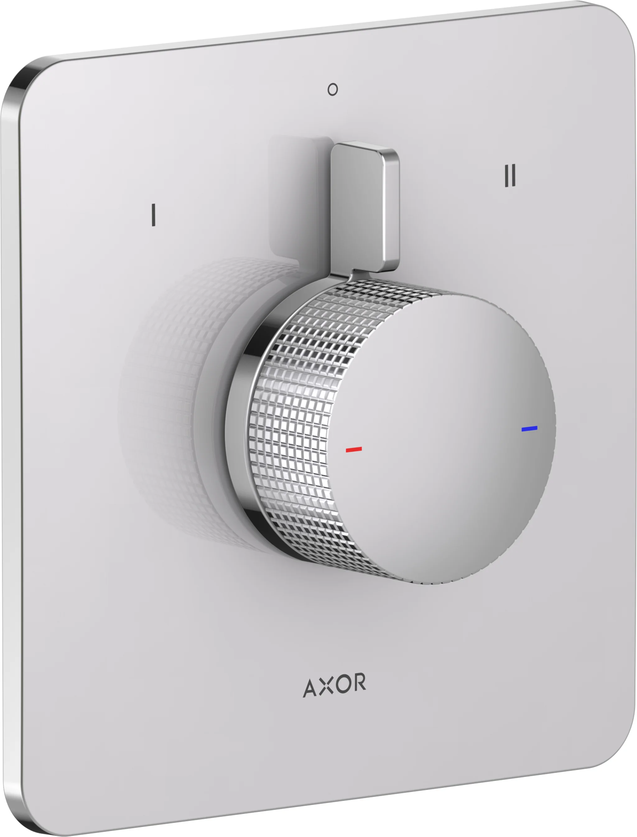 Hansgrohe AXOR Citterio C Brausemischer Unterputz, Chrom, 2 Verbraucher, flache Rosette, max. Durchfluss 29,5 l/min
