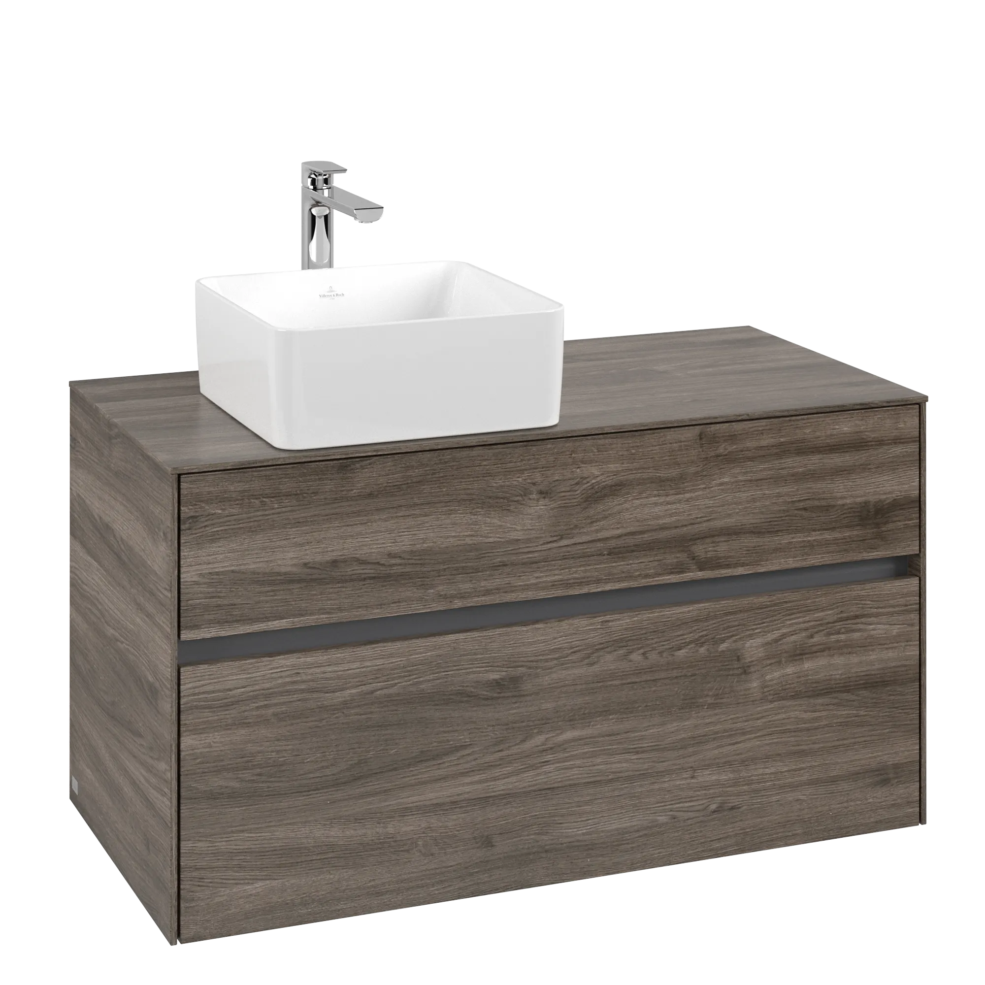 Villeroy & Boch Collaro Waschbeckenunterschrank C03900, 1000x548x500mm, Stone Oak