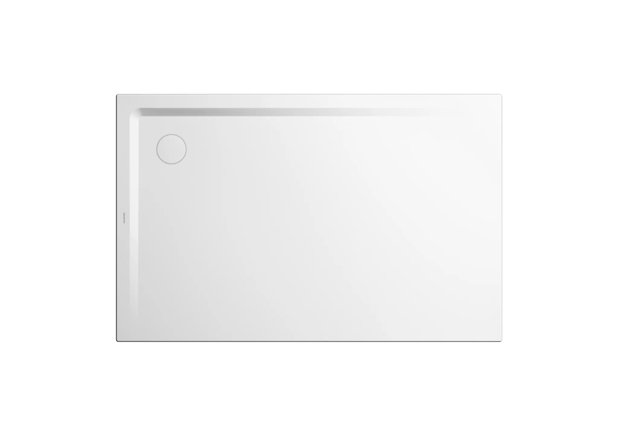 Kaldewei Duschwanne „Superplan“ 80 × 120 cm mit Antislip Secure Plus, in alpinweiß