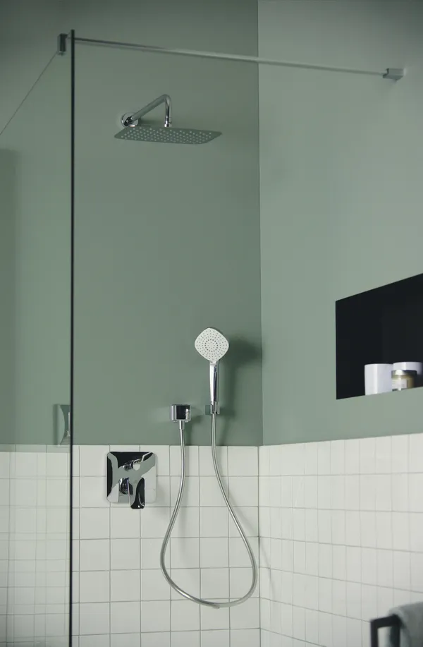 Kopfbrause Idealrain Luxe, 300x200mm, Edelstahl poliert Kopfbrause Idealrain Luxe, 300x200mm, Edelstahl poliert