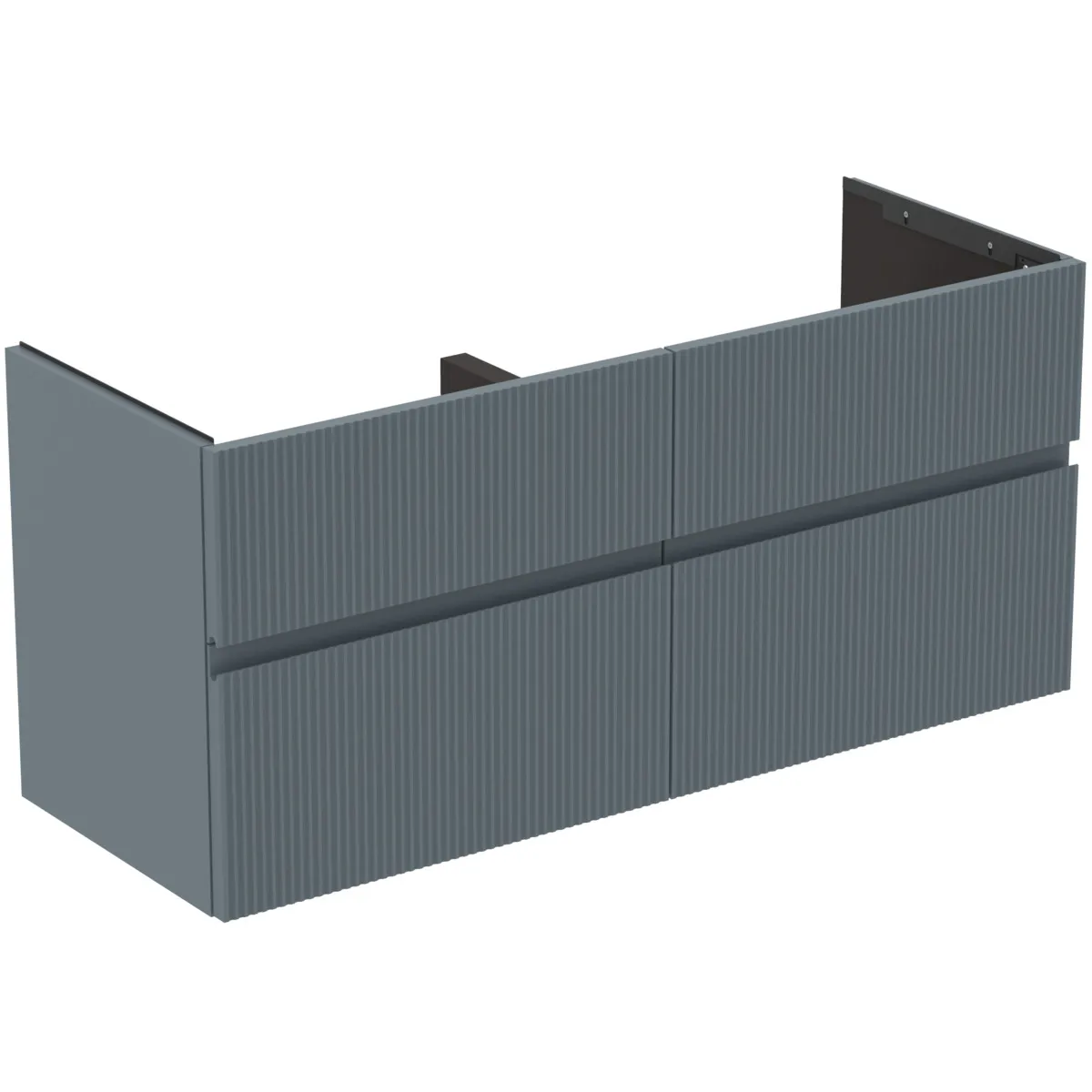 Ideal Standard Möbeldoppel-Waschtischunterschrank Finesse 1200x440x545mm Aschblau matt