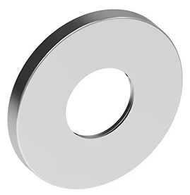 IXMO 59556170091 Wandrosette für Ab- u.Umstellventil, rund 105 mm Ø Aluminium-finish