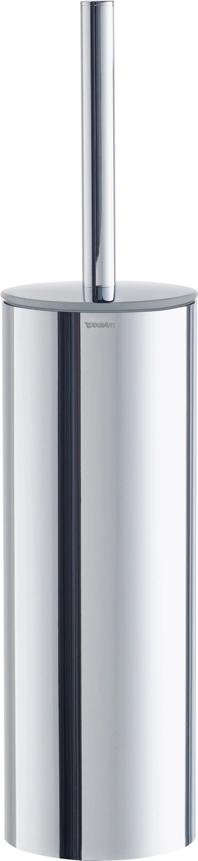 Duravit Toilettenbürstengarnitur bodenstehend „D-Code“ 8,9 × 38,5 cm in schwarz matt, Befestigung sichtbar Duravit Toilettenbürstengarnitur bodenstehend „D-Code“ 8,9 × 38,5 cm in schwarz matt, Befestigung sichtbar