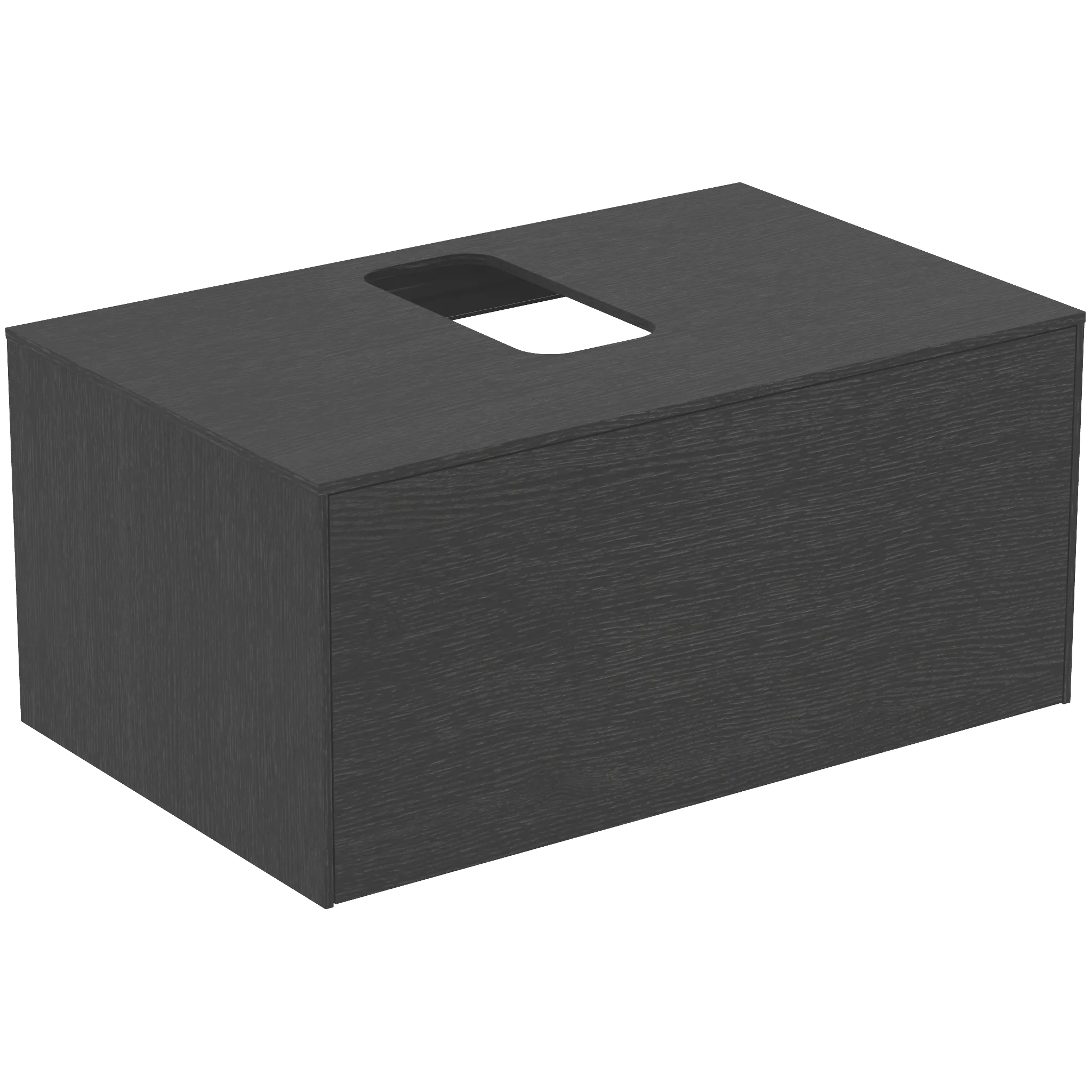 Ideal Standard Waschtischplatte Conca, Eiche geflammt, 802x505mm, ohne Ausschnitt Ideal Standard Waschtischplatte Conca, Eiche geflammt, 802x505mm, ohne Ausschnitt