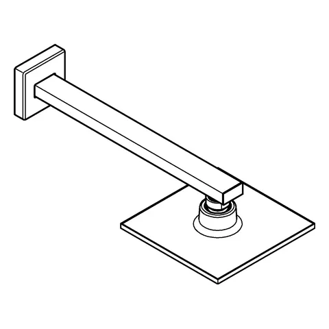 Kopfbrauseset Euphoria Cube 152 26073, Brausearm 286 mm, chrom Kopfbrauseset Euphoria Cube 152 26073, Brausearm 286 mm, chrom