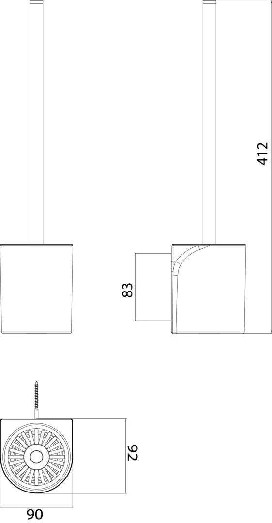emco flow Toilettenbürstengarnitur, chrom emco flow Toilettenbürstengarnitur, chrom