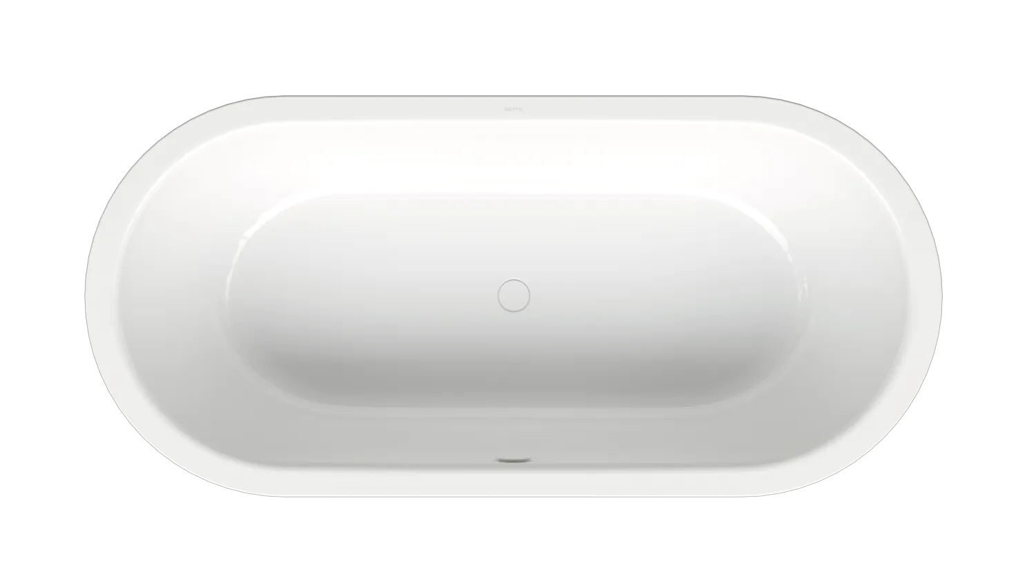 BetteStarlet Flair Oval Badewanne, weiß, 1880 x 880 mm, Einbau, 2-Sitzer, glasierter Titan-Stahl, Randhöhe 30 mm BetteStarlet Flair Oval Badewanne, weiß, 1880 x 880 mm, Einbau, 2-Sitzer, glasierter Titan-Stahl, Randhöhe 30 mm