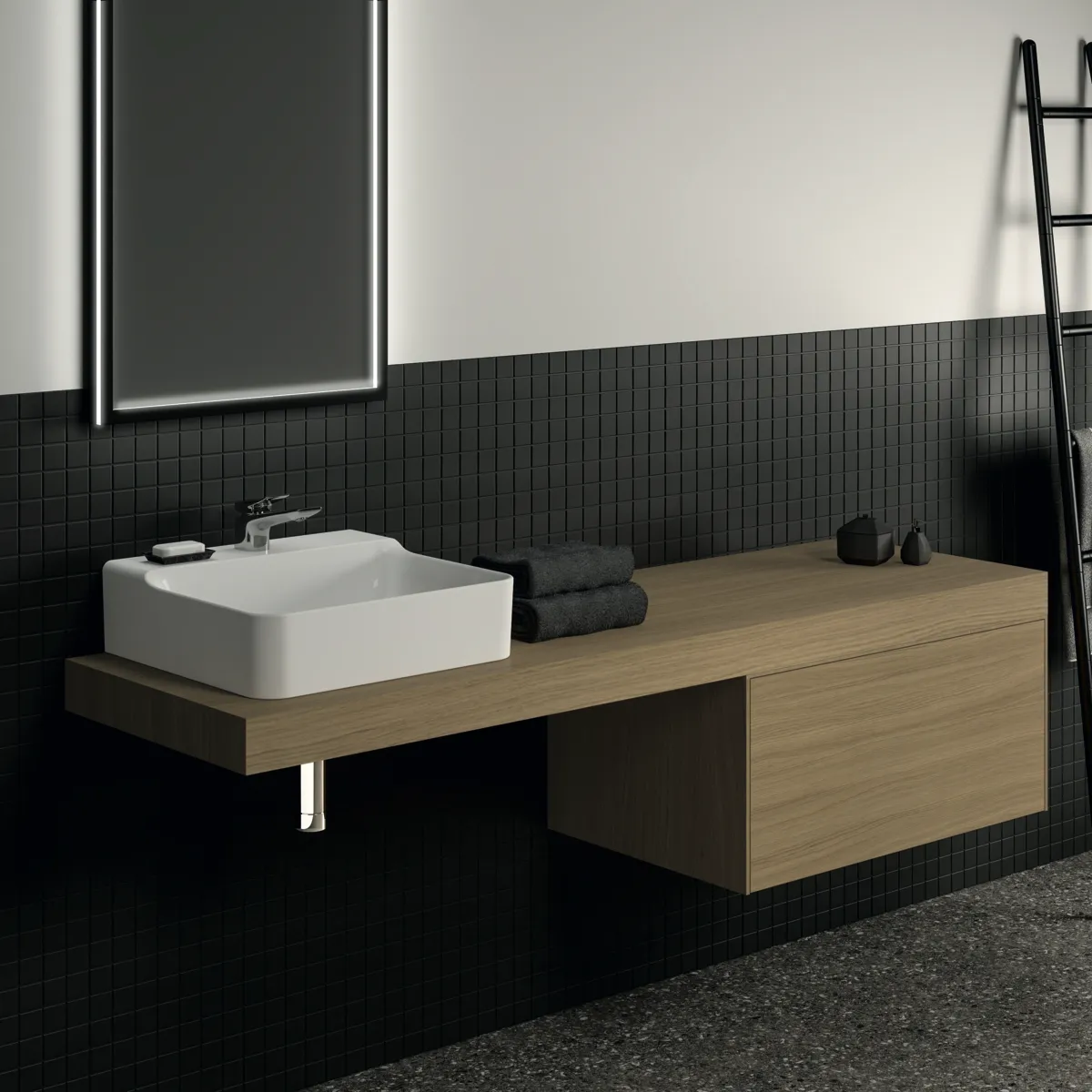 Ideal Standard Konsole Conca, Eiche hell Ideal Standard Konsole Conca, Eiche hell