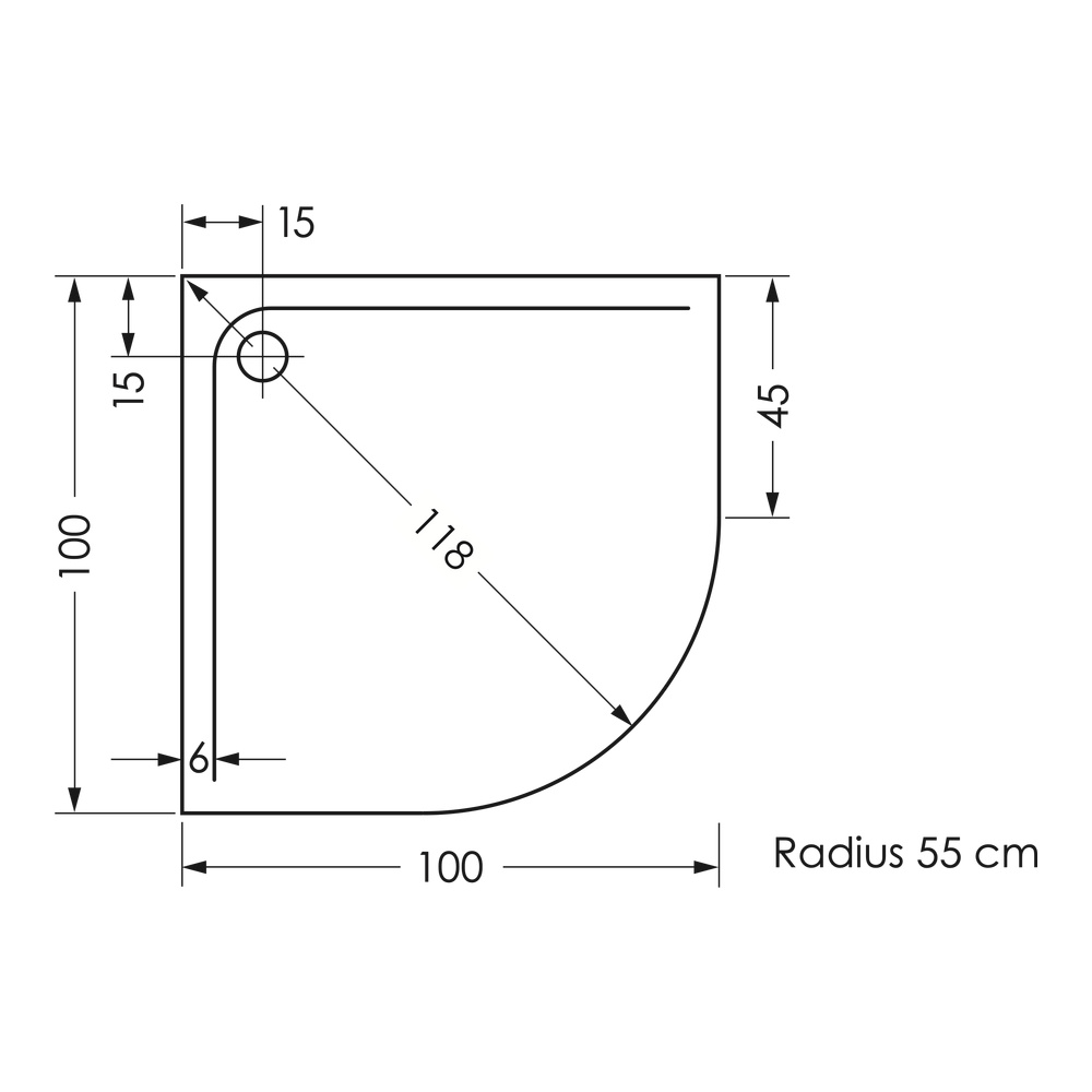 repaBAD quadrat Duschwanne „Bologna“ 1000 × 1000 mm ohne Oberflächenbeschichtung, in Weiß repaBAD quadrat Duschwanne „Bologna“ 1000 × 1000 mm ohne Oberflächenbeschichtung, in Weiß