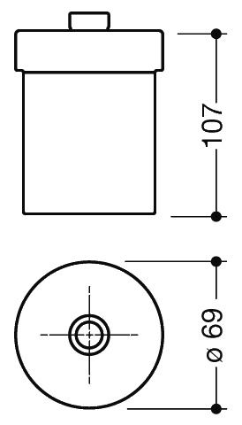 HEWI Accessoire-Set „System 162“ 6,9 cm