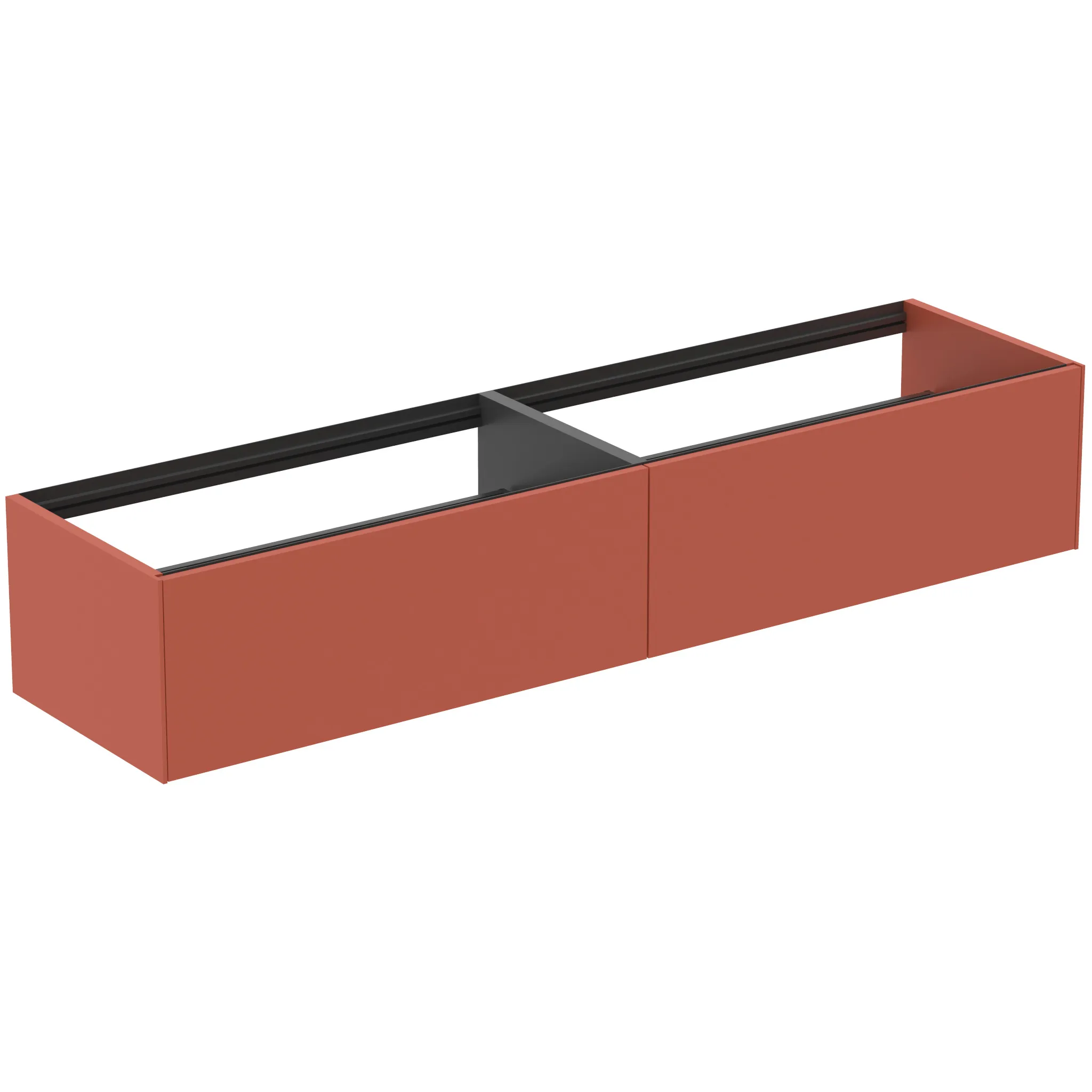 Ideal Standard Waschtischunterschrank Conca, 1985x505x360 mm, Sunset, 2 Auszüge mit Push-Open und Softclose-Einzug, ohne Platte