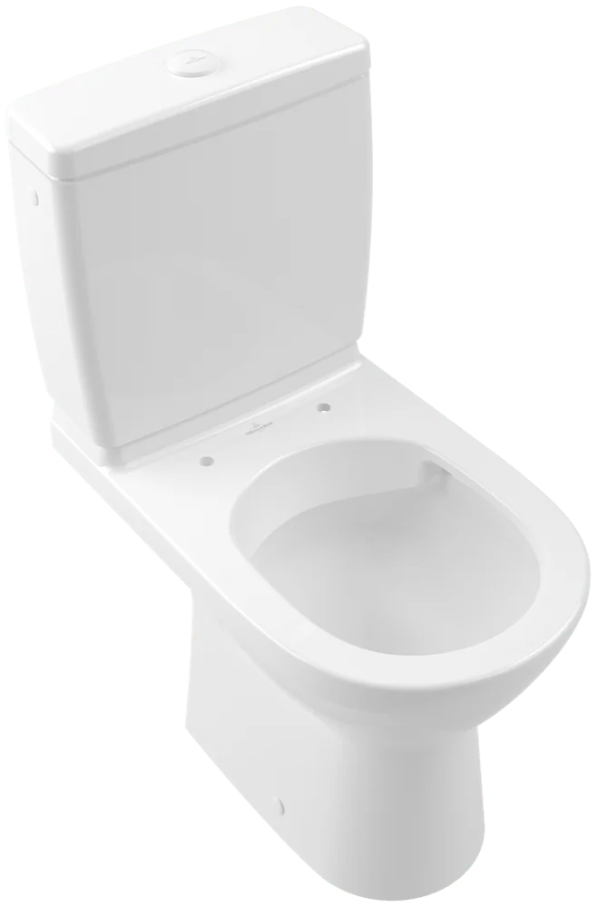 Villeroy & Boch O.novo Tiefspül-WC Compact spülrandlos 5689R0, oval, bodenstehend, Abgang waagerecht, Weiß Alpin Villeroy & Boch O.novo Tiefspül-WC Compact spülrandlos 5689R0, oval, bodenstehend, Abgang waagerecht, Weiß Alpin